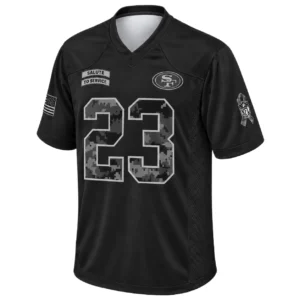 Men's Christian McCaffrey 49ers Jersey Bold 2026 Salute