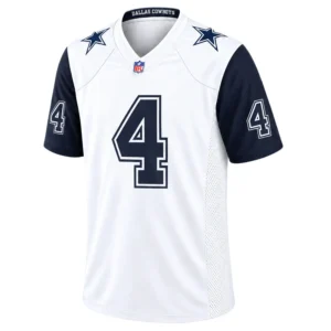Men's Dak Prescott Cowboys Jersey Elite NFL Game Day Style