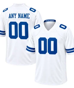 Men's Dallas Cowboys White Jersey Vibrant NFL fan Apparel