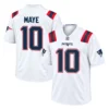 Men's Drake Maye Patriots Jersey Remarkable White Style
