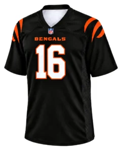 Men's Joe Flacco Bengals Black Jersey Game Day Elite