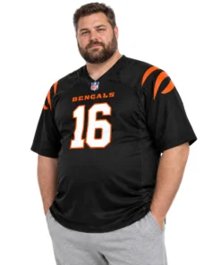 Men's Joe Flacco Bengals Black Jersey Game Day Elite