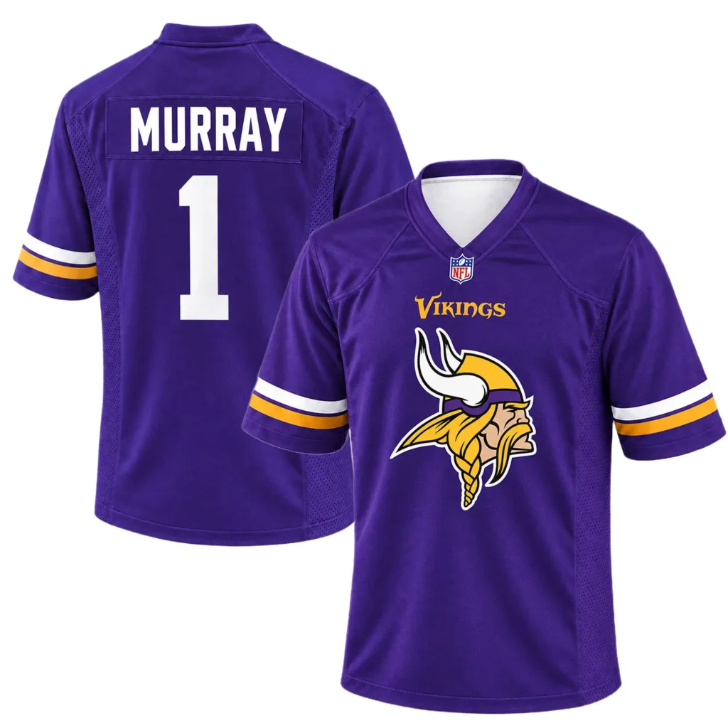 Men's Justin Jefferson Vikings Jersey Game Day Impressive