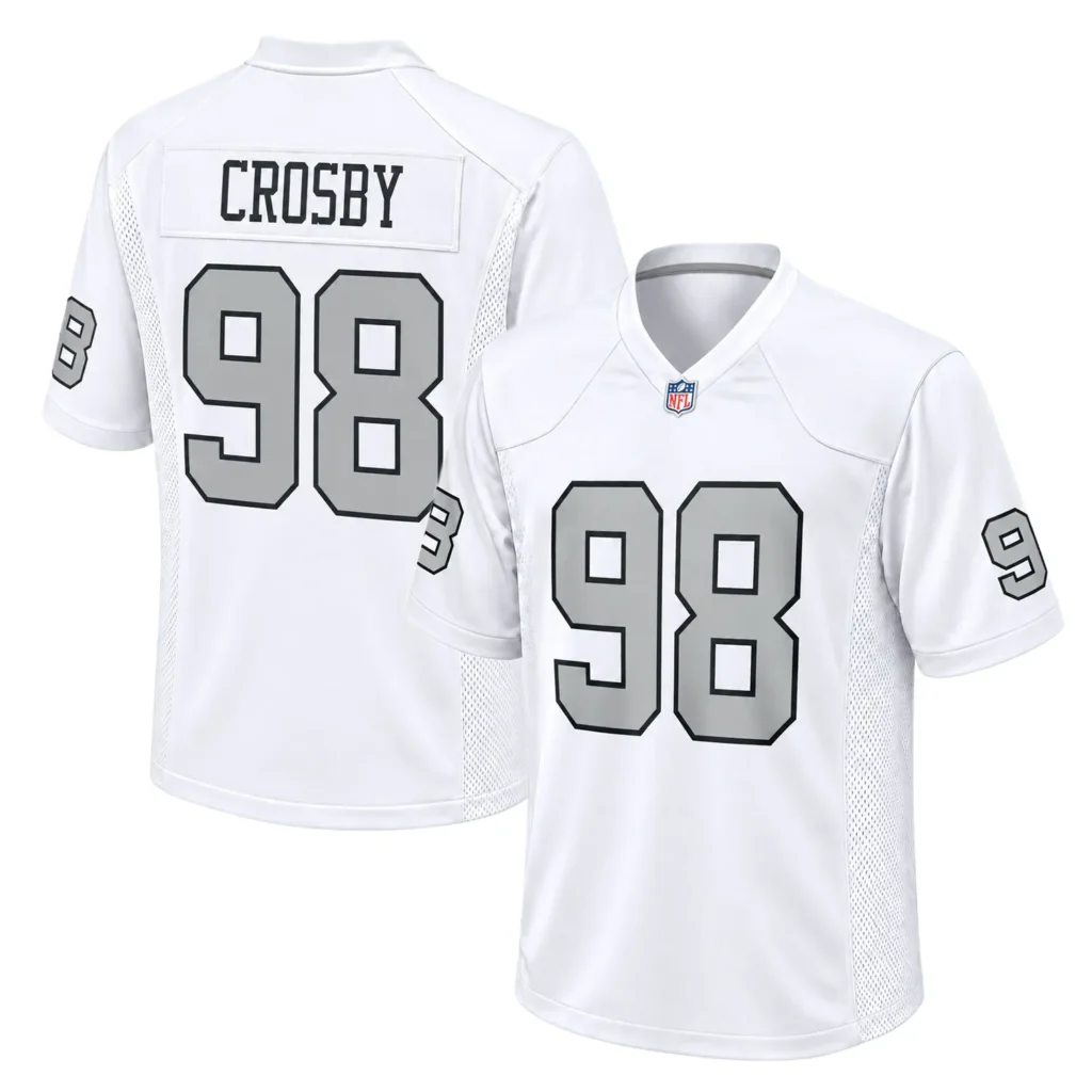 Men's Maxx Crosby Jersey 2026 Elite Las Vegas Raiders Player