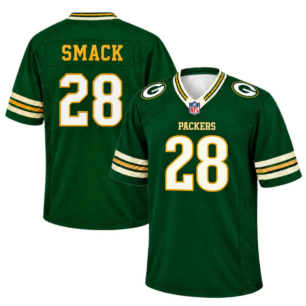 Men's Packers Trey Smack Jersey Team Spirit Outstanding