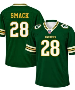 Men's Packers Trey Smack Jersey Team Spirit Outstanding