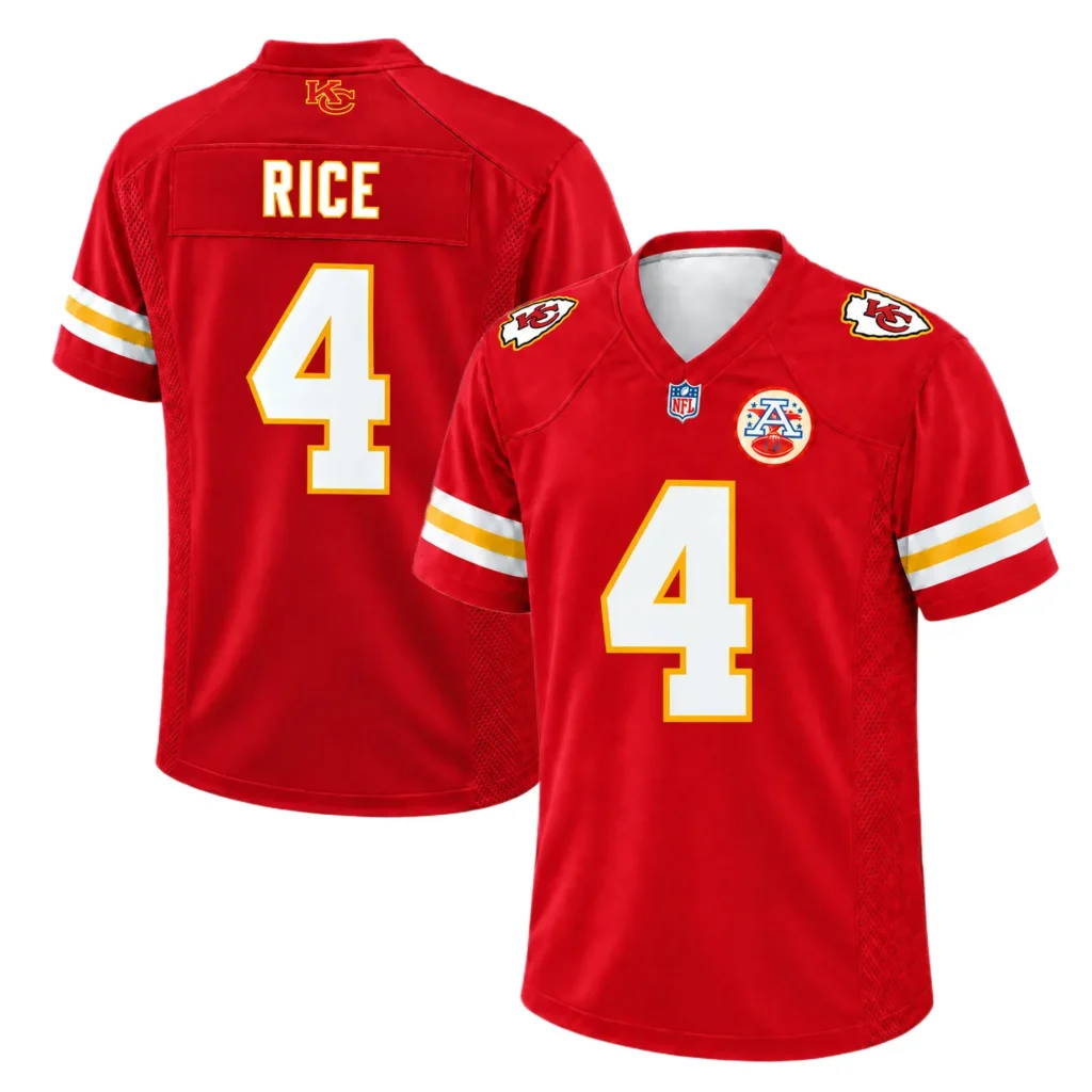 Men's Rashee Rice Chiefs Jersey Game Day Powerful