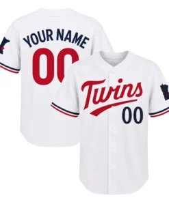 Minnesota Twins Baseball Jersey Custom Stunning Home White