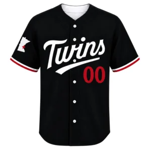 Minnesota Twins Black Custom Jersey Memorable Style