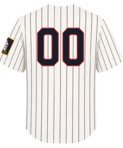 Minnesota Twins Cream Custom Jersey Dynamic Pinstripe
