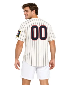 Minnesota Twins Cream Custom Jersey Dynamic Pinstripe