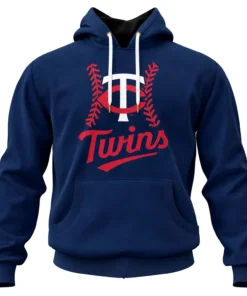 Minnesota Twins Hoodie Bold Navy Baseball Style