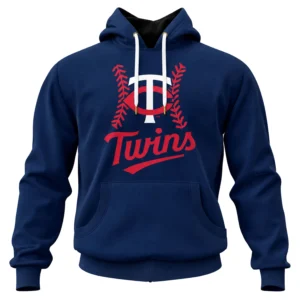 Minnesota Twins Hoodie Bold Navy Baseball Style