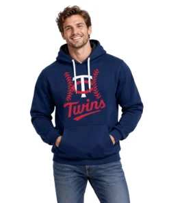 Minnesota Twins Hoodie Bold Navy Baseball Style