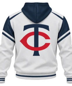 Minnesota Twins Pullover Hoodie Essential Gray Navy Style