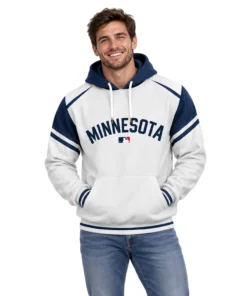 Minnesota Twins Pullover Hoodie Essential Gray Navy Style
