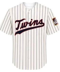 Minnesota Twins Retro Pinstripe Jersey 2026 Bold Cream