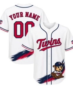 Minnesota Twins TC Bear Jersey Charming White