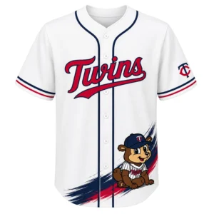 Minnesota Twins TC Bear Jersey Charming White