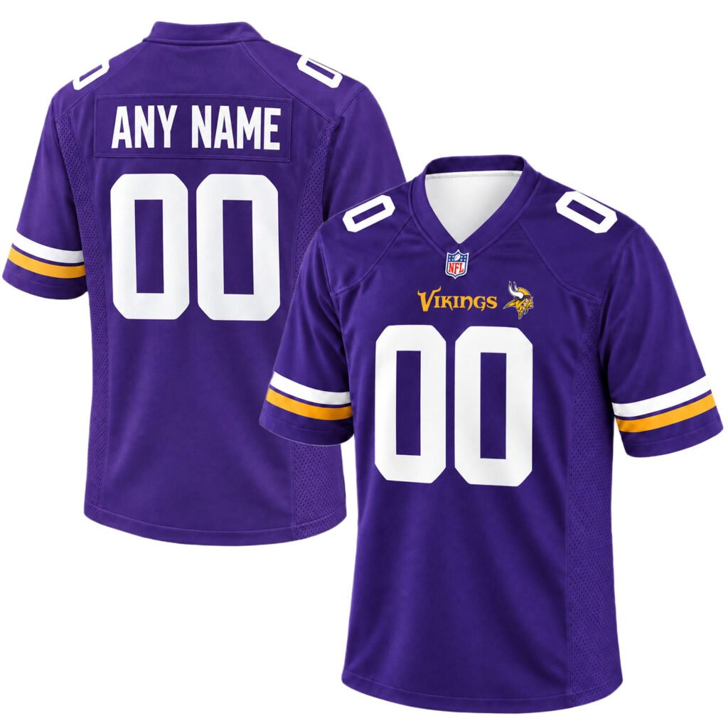 Minnesota Vikings Custom Name Jersey Fan Gift Versatile