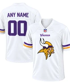 Minnesota Vikings Custom Sport White Jersey Gift Vibrant