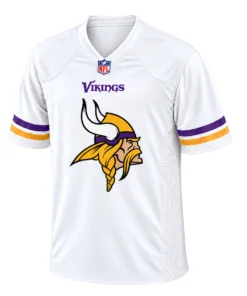 Minnesota Vikings Custom Sport White Jersey Gift Vibrant