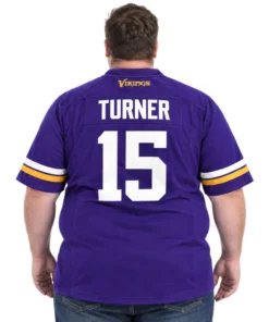 Minnesota Vikings Dallas Turner Jersey Bold Name & Number S-7XL