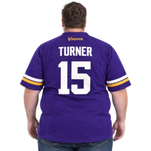 Minnesota Vikings Dallas Turner Jersey Bold Name & Number S-7XL
