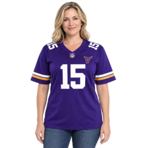 Minnesota Vikings Dallas Turner Jersey Bold Name & Number S-7XL