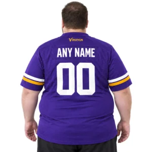 Minnesota Vikings Jersey 7Xl Personalized Bold Name Number for Fans