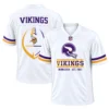 Minnesota Vikings Sport Fan Jersey Vibrant White Design