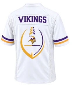 Minnesota Vikings Sport Fan Jersey Vibrant White Design