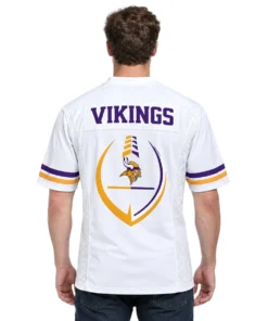 Minnesota Vikings Sport Fan Jersey Vibrant White Design