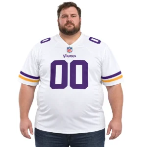 Minnesota White Jersey Football Mom Gear Bold Name and Number
