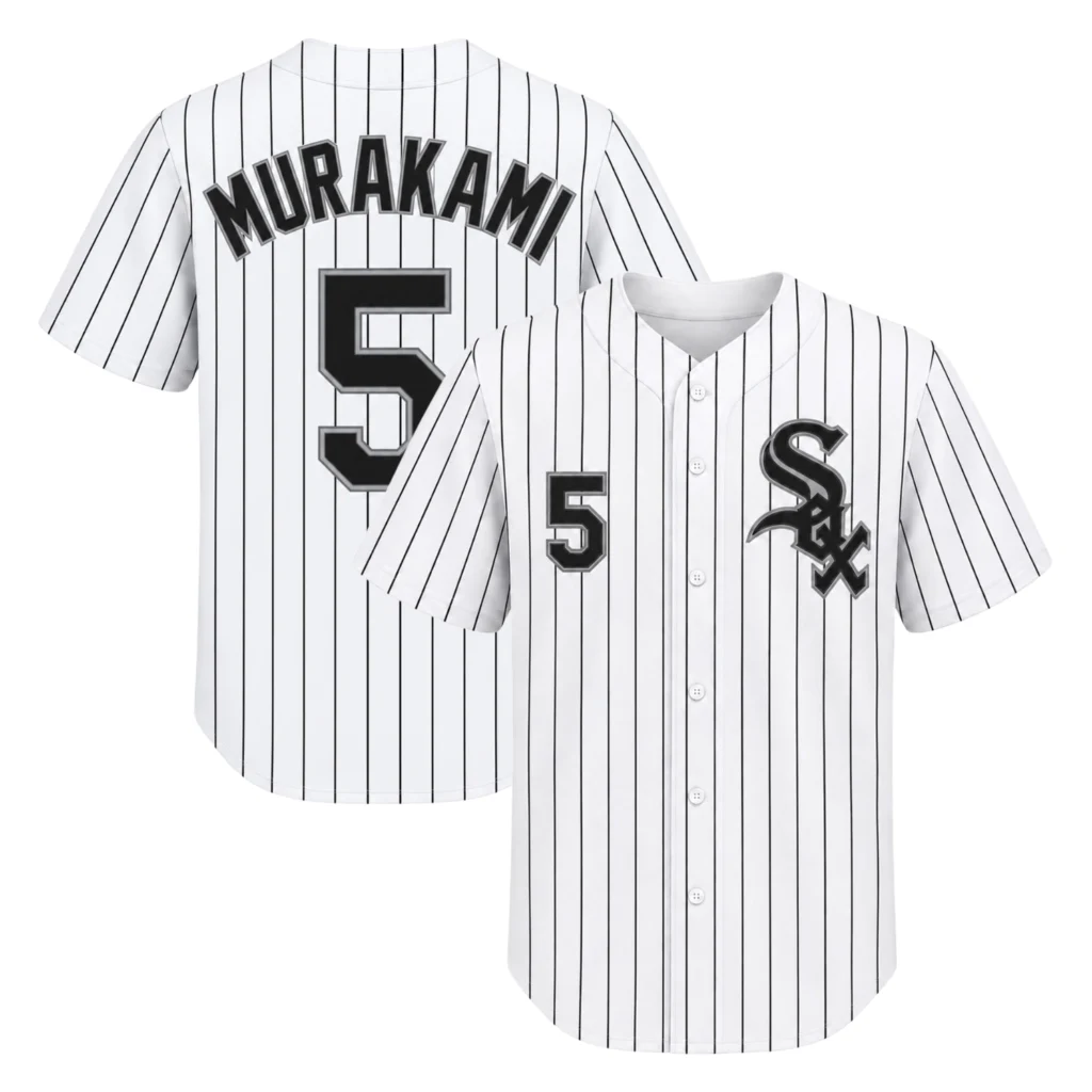 Munetaka Murakami White Sox Jersey Stunning White Pinstripe