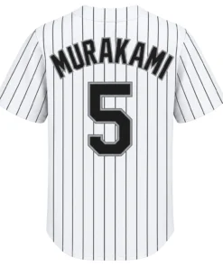 Munetaka Murakami White Sox Jersey Stunning White Pinstripe