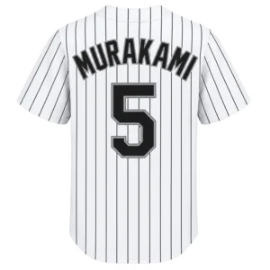 Munetaka Murakami White Sox Jersey Stunning White Pinstripe