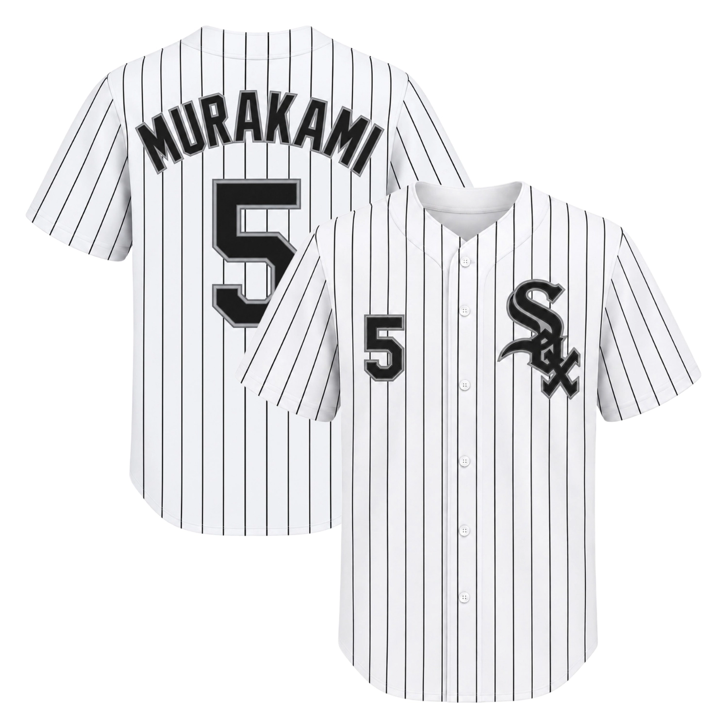 Munetaka Murakami White Sox Jersey Stunning White Pinstripe