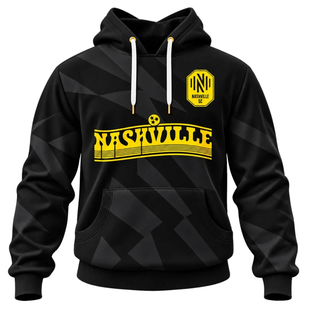 Nashville SC Black Hoodie – Legendary Team Apparel Custom