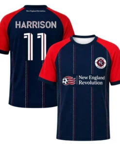 NE Revolution Jack Harrison Jersey Powerful Fan Gear
