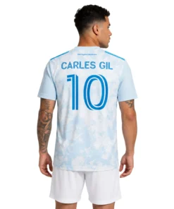 NE Revolution White Jersey Carles Gil – Legendary Fan Gear