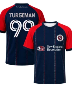 NE Revs Navy Jersey Turgeman – Vibrant Fan Tribute Player Series