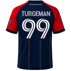 NE Revs Navy Jersey Turgeman – Vibrant Fan Tribute Player Series