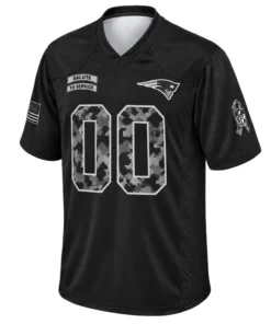 New England Patriots Black Jersey Powerful 2026 Salute