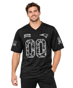 New England Patriots Black Jersey Powerful 2026 Salute