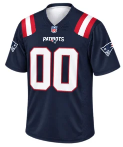 New England Patriots Jersey Bold Navy Custom Fanwear