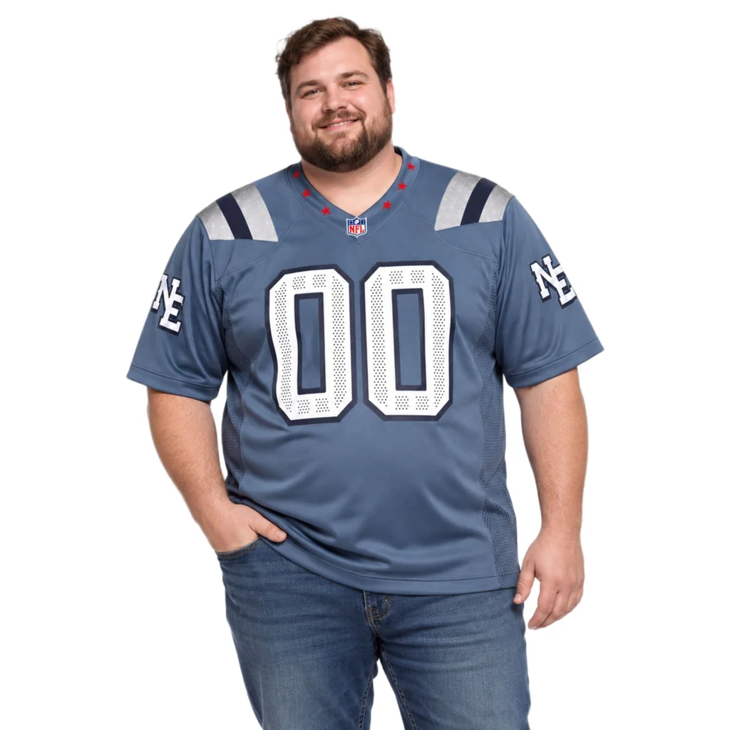 New England Patriots Rivalries Jersey Bold Blue Custom