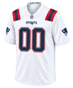 New England Patriots White Jersey Custom Remarkable Look