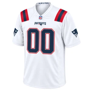 New England Patriots White Jersey Custom Remarkable Look