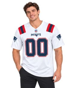 New England Patriots White Jersey Custom Remarkable Look